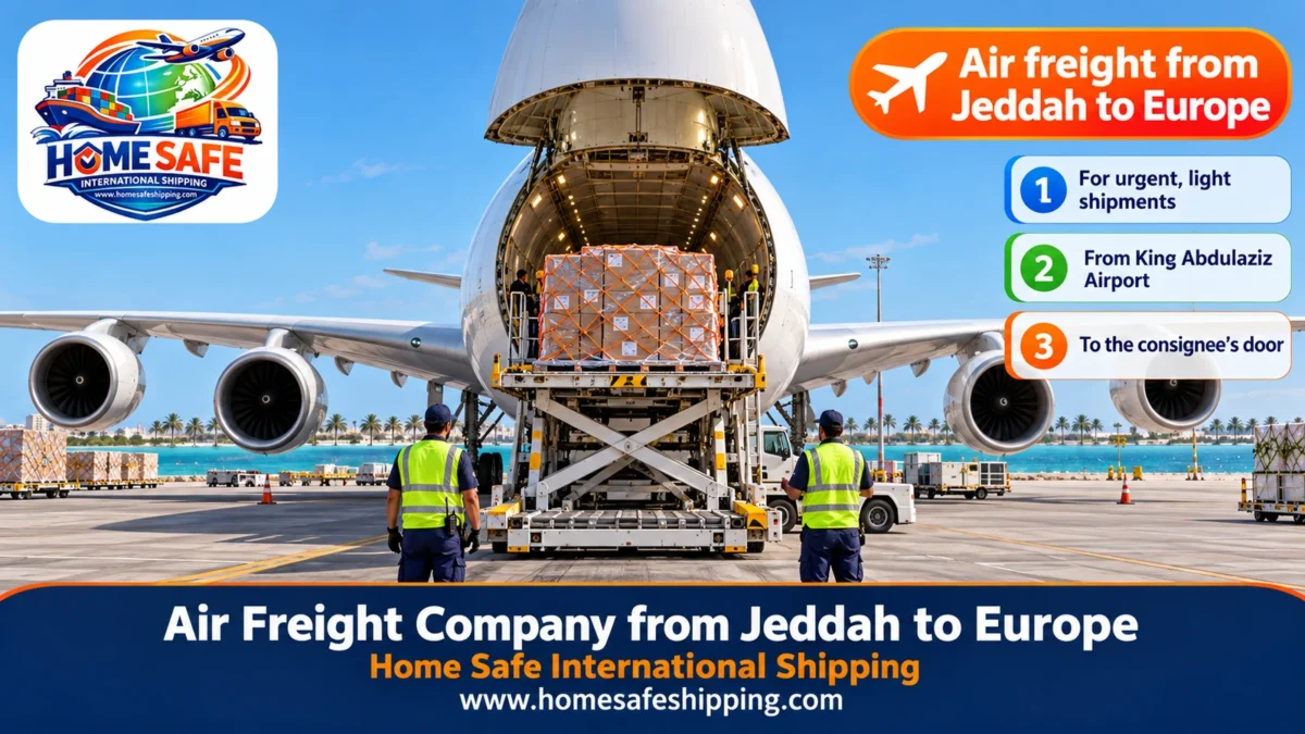 Air Freight Company from Jeddah to Europe