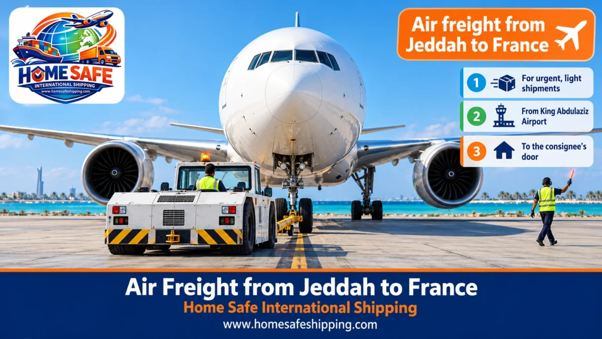 Air Freight from Jeddah to France