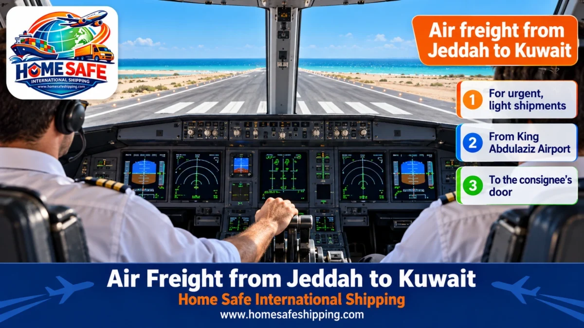 Air Freight from Jeddah to Kuwait