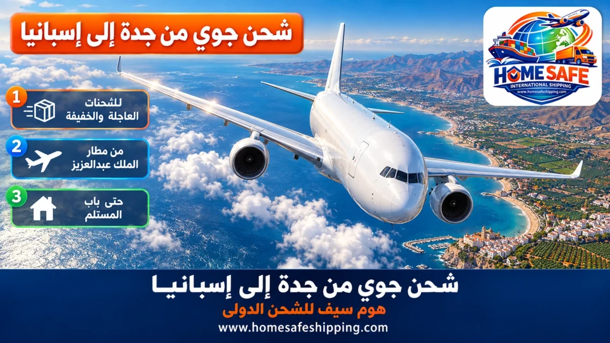 شحن جوي من جدة إلى إسبانيا