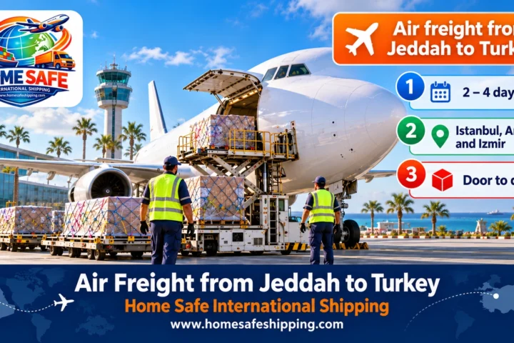 Air freight from Jeddah to Turkey