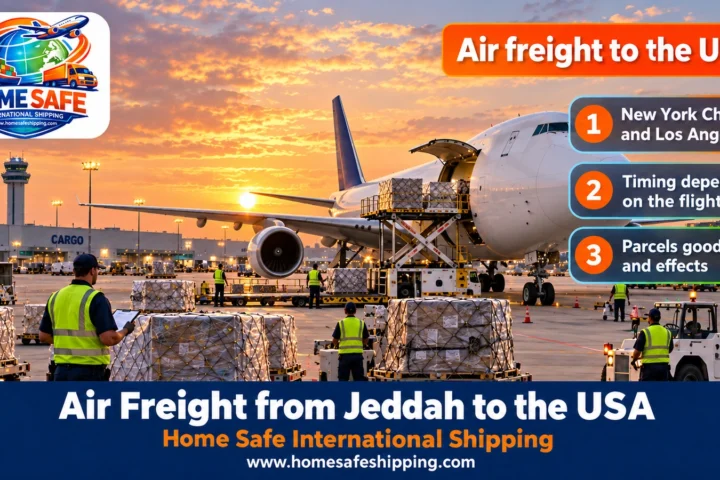 Air freight from Jeddah to the USA