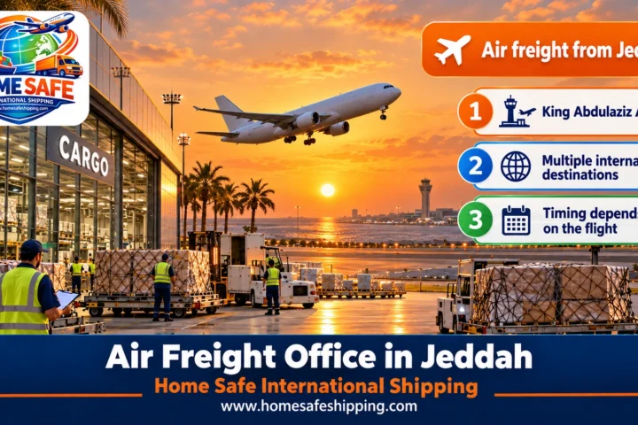 Air freight office in Jeddah from King Abdulaziz Airport