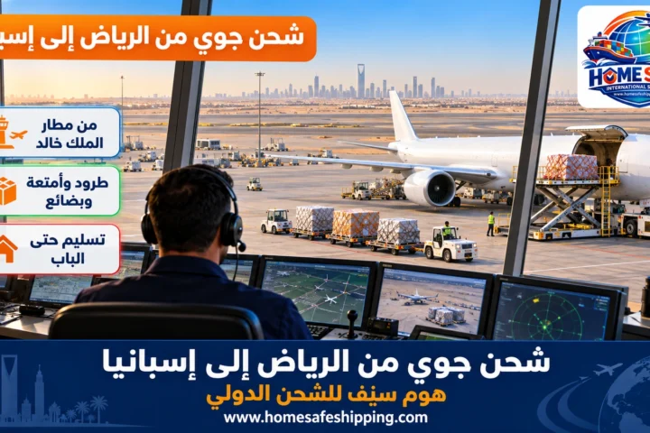 شحن جوي من الرياض إلى إسبانيا