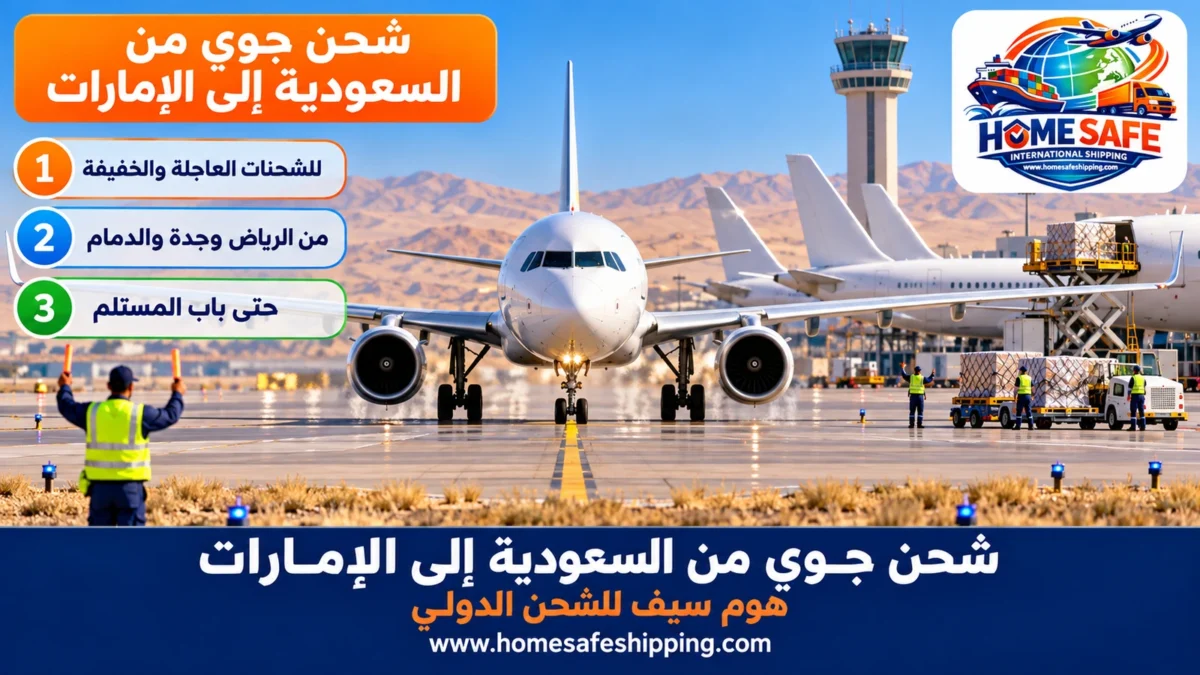شحن جوي من السعودية إلى الإمارات