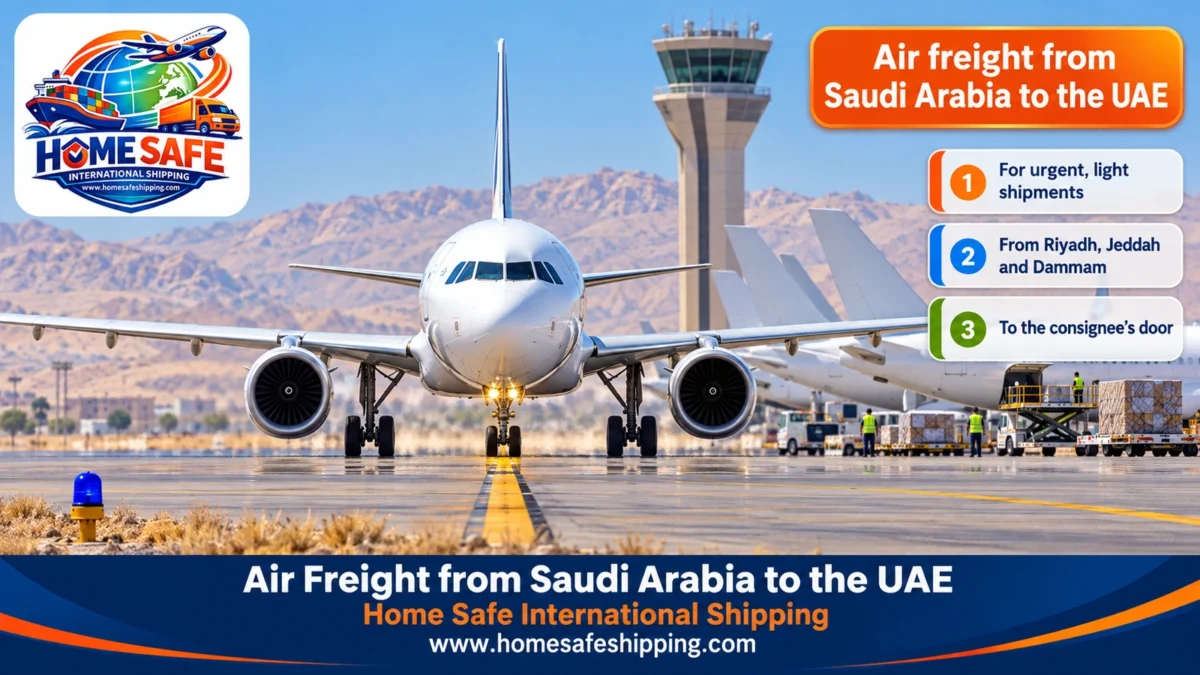Air Freight from Saudi Arabia to the UAE