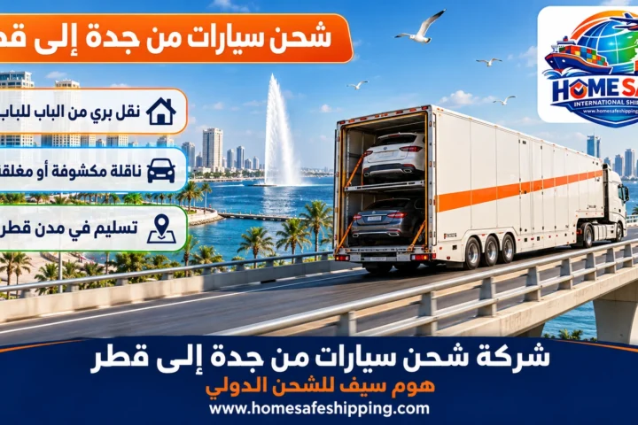 شركة شحن سيارات من جدة إلى قطر