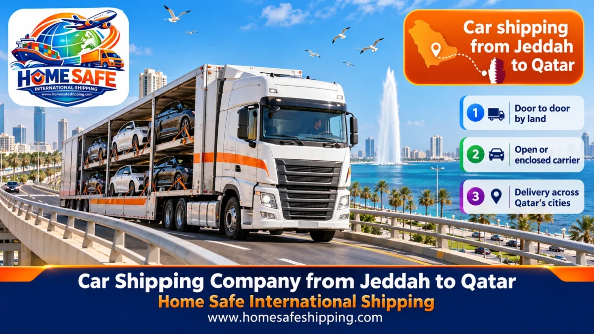 Car Shipping Company from Jeddah to Qatar