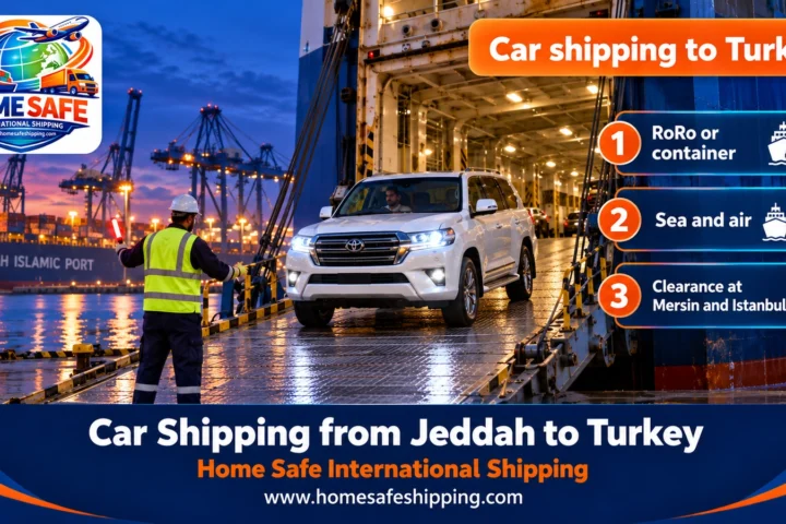 Car shipping from Jeddah to Turkey on RoRo vessels