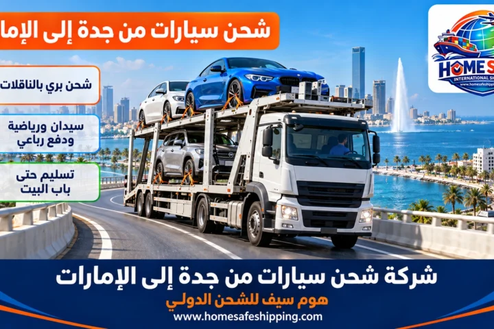 شركة شحن سيارات من جدة إلى الإمارات