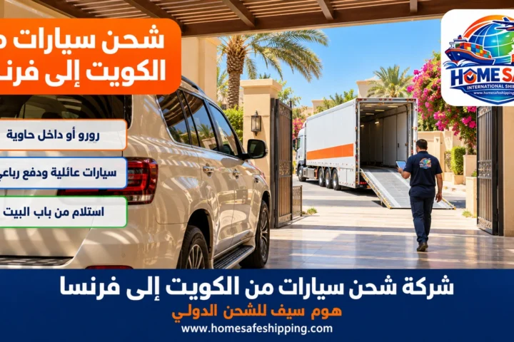 شركة شحن سيارات من الكويت إلى فرنسا