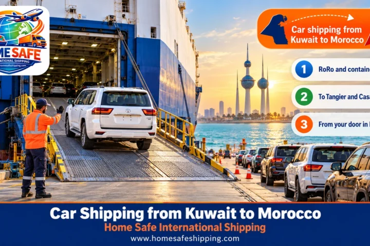 Car shipping from Kuwait to Morocco