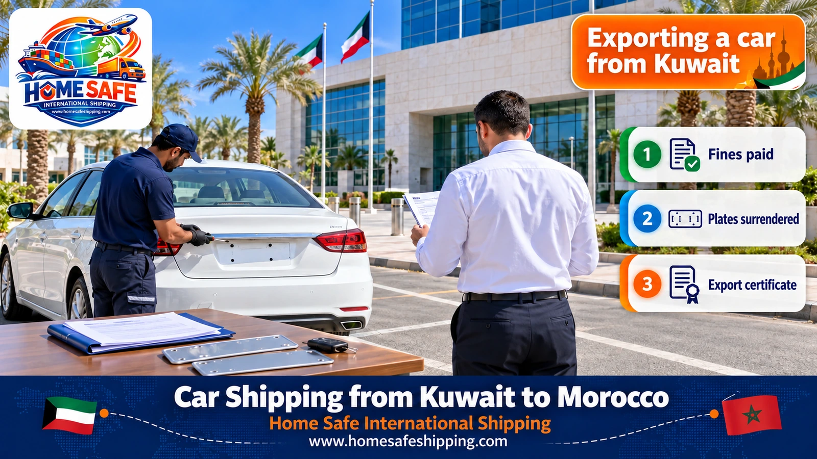 Exporting a car from Kuwait