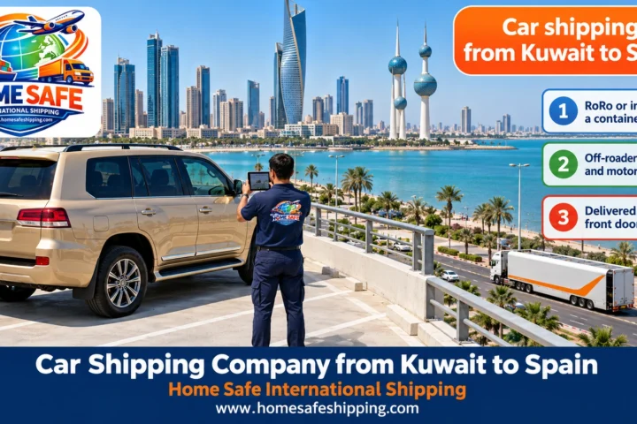 Car Shipping Company from Kuwait to Spain