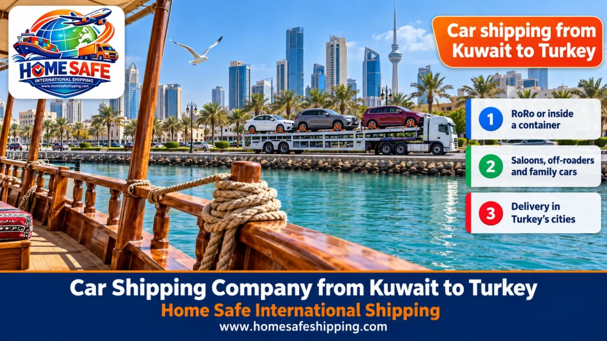 Car Shipping Company from Kuwait to Turkey