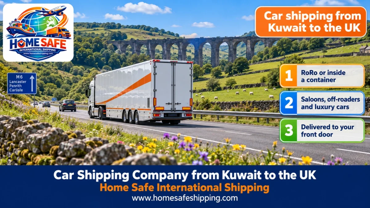 Car Shipping Company from Kuwait to the UK