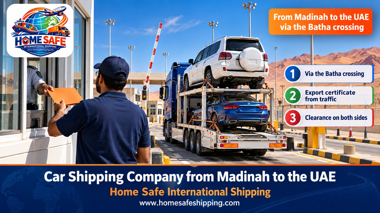From Madinah to the UAE via the Batha crossing