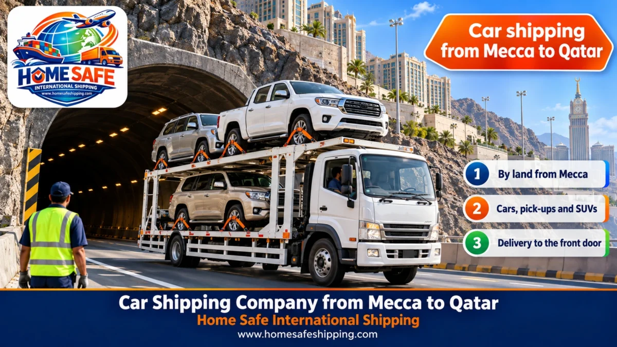Car Shipping Company from Mecca to Qatar