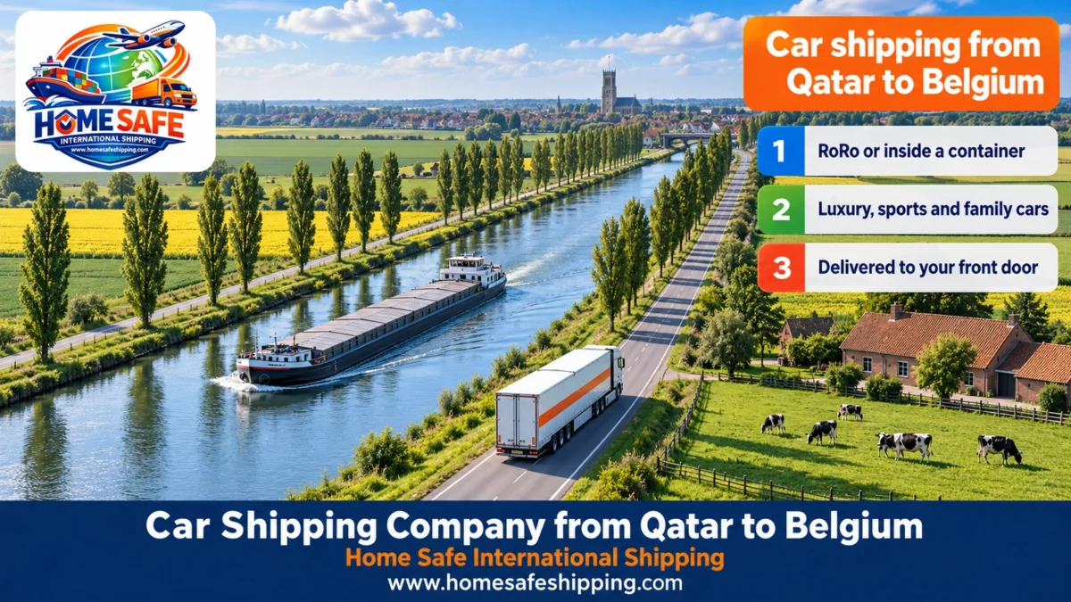 Car Shipping Company from Qatar to Belgium