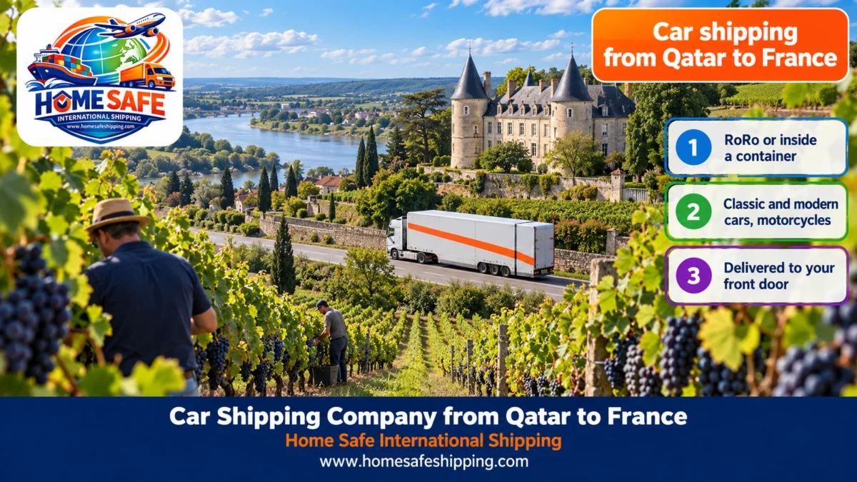 Car Shipping Company from Qatar to France