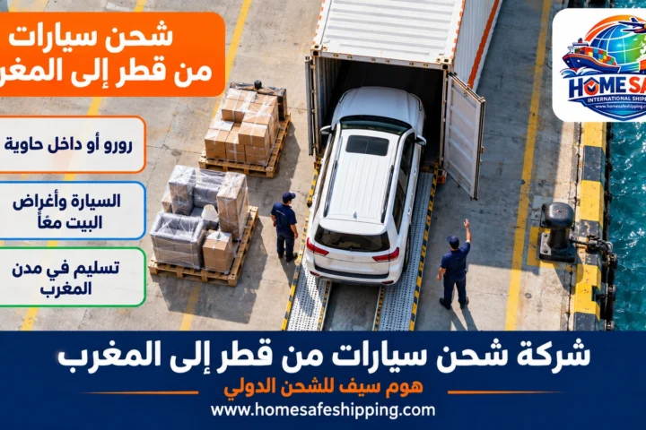 شركة شحن سيارات من قطر إلى المغرب