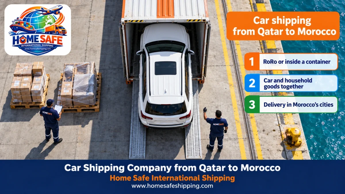 Car Shipping Company from Qatar to Morocco