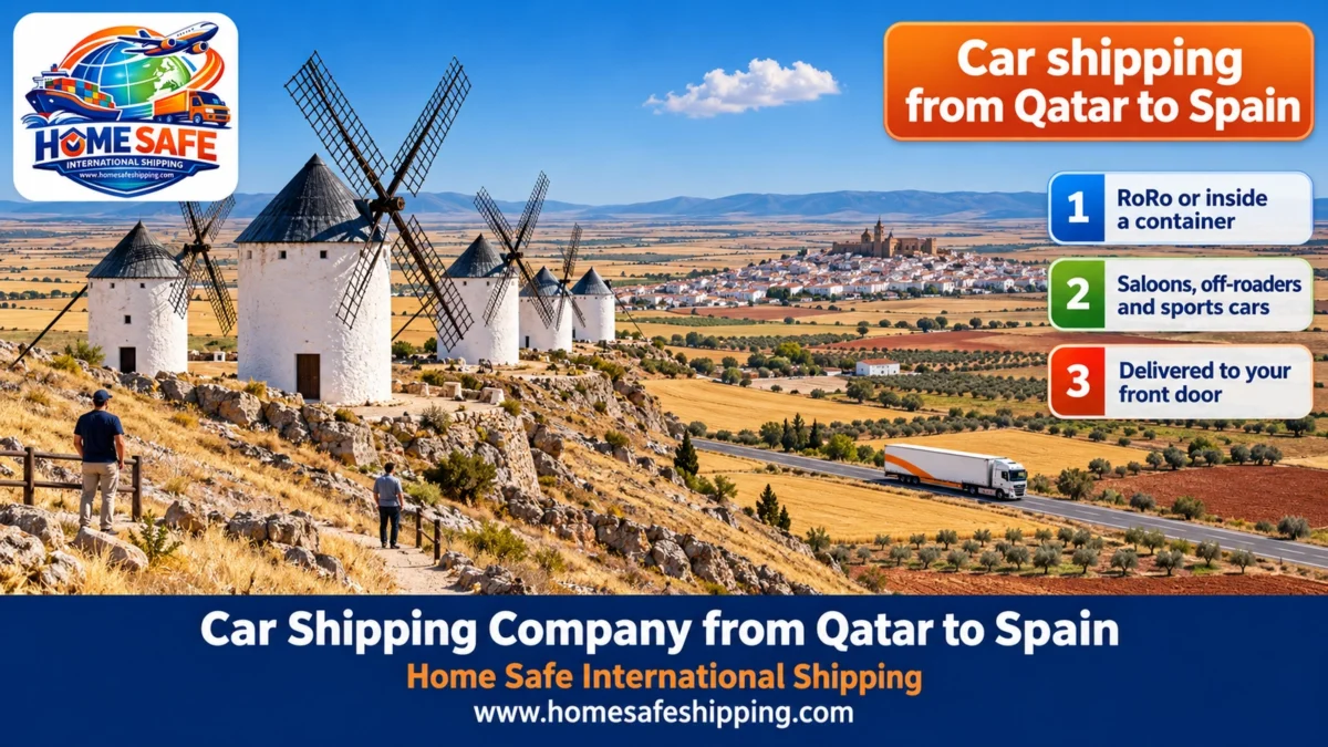 Car Shipping Company from Qatar to Spain