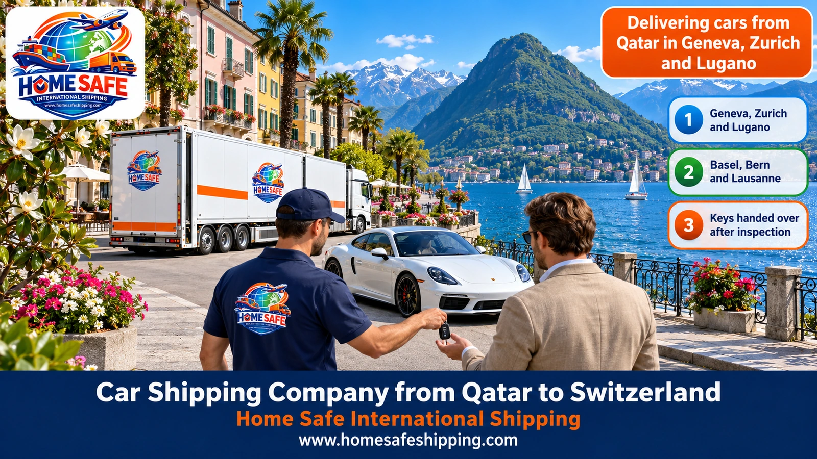 Delivering cars from Qatar in Geneva, Zurich and Lugano