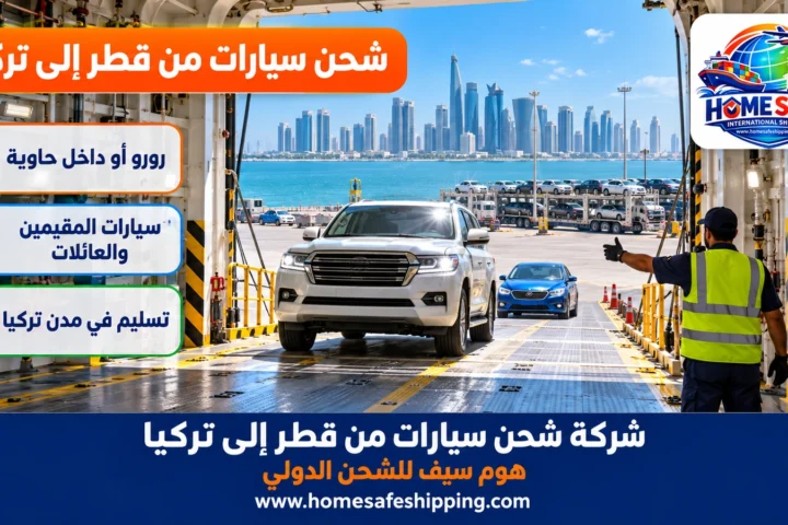 شركة شحن سيارات من قطر إلى تركيا