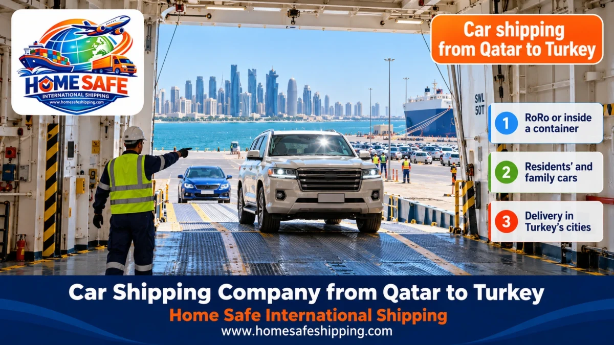 Car Shipping Company from Qatar to Turkey