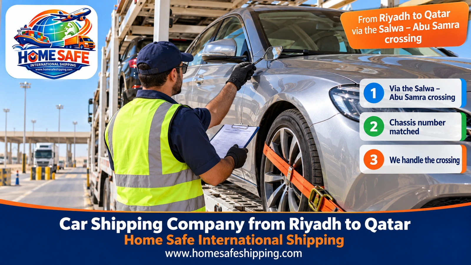 From Riyadh to Qatar via the Salwa – Abu Samra crossing