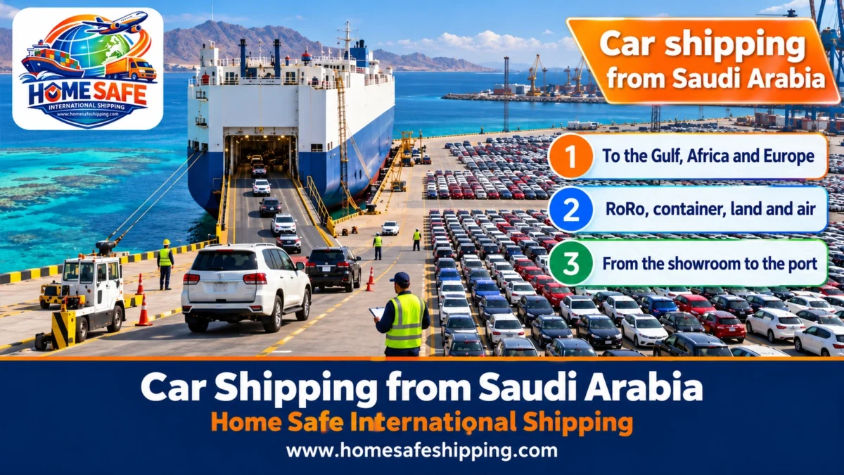 Car shipping from Saudi Arabia worldwide