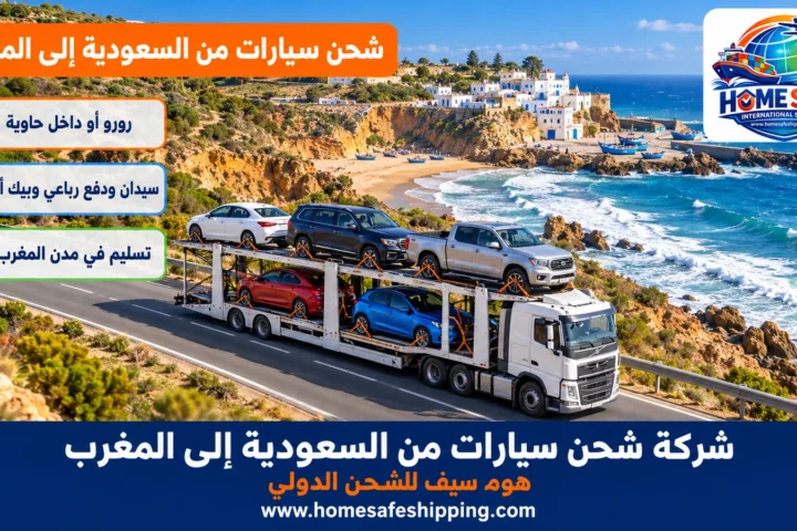 شركة شحن سيارات من السعودية إلى المغرب
