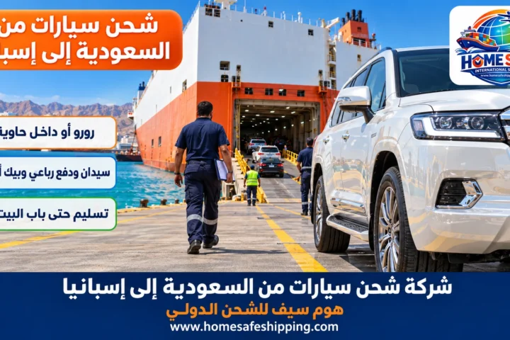 شركة شحن سيارات من السعودية إلى إسبانيا