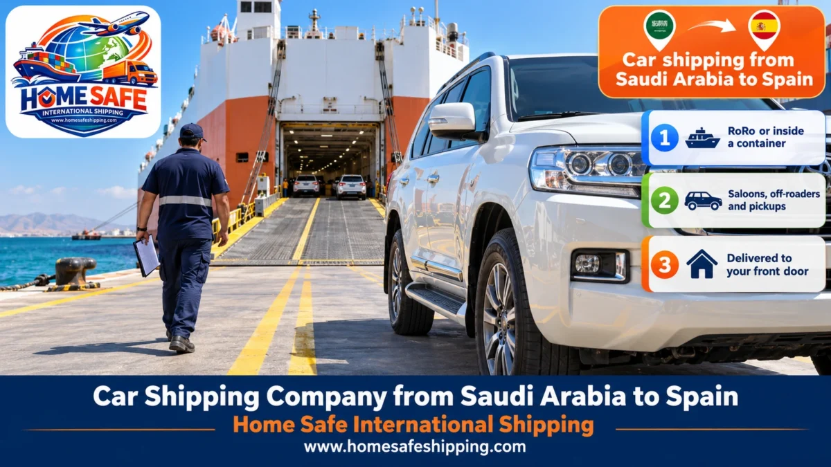 Car Shipping Company from Saudi Arabia to Spain