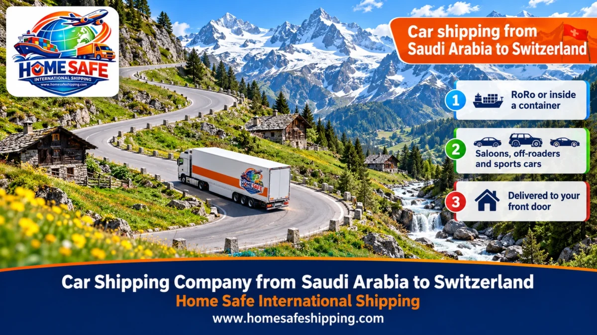 Car Shipping Company from Saudi Arabia to Switzerland
