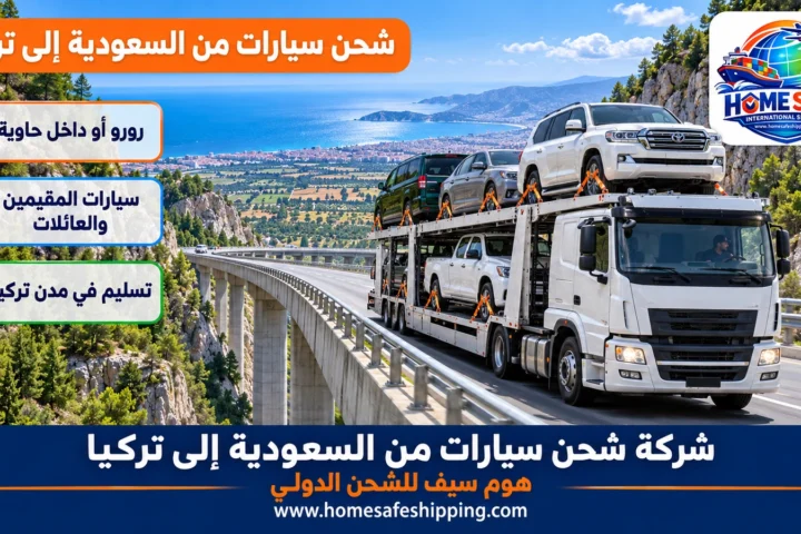 شركة شحن سيارات من السعودية إلى تركيا