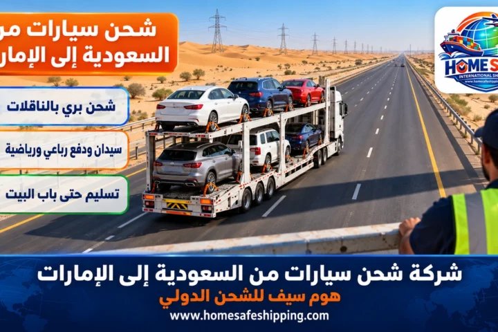 شركة شحن سيارات من السعودية إلى الإمارات