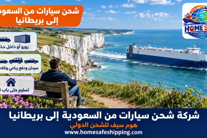 شركة شحن سيارات من السعودية إلى بريطانيا