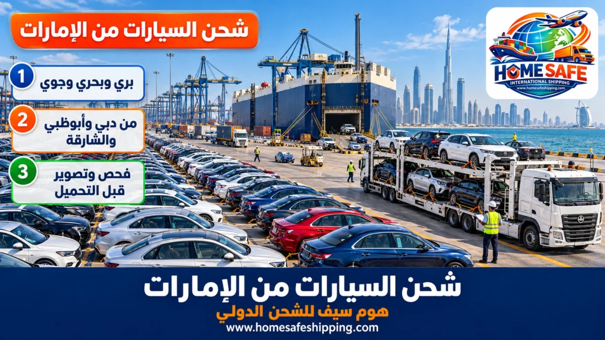 شحن السيارات من الإمارات