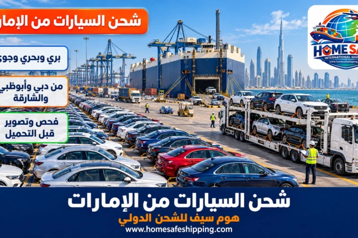 شحن السيارات من الإمارات