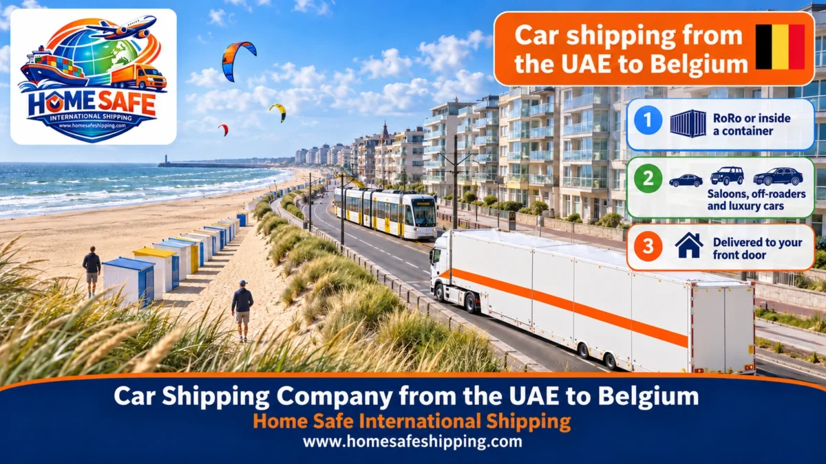 Car Shipping Company from the UAE to Belgium