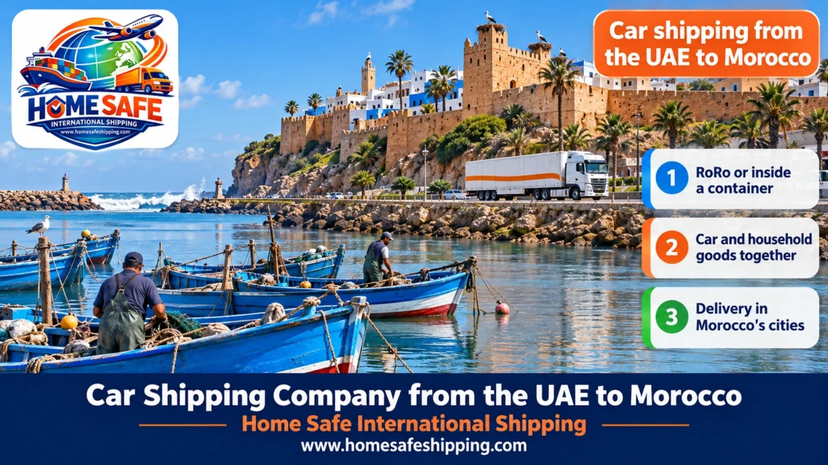 Car Shipping Company from the UAE to Morocco