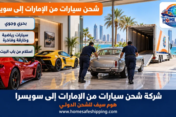 شركة شحن سيارات من الإمارات إلى سويسرا