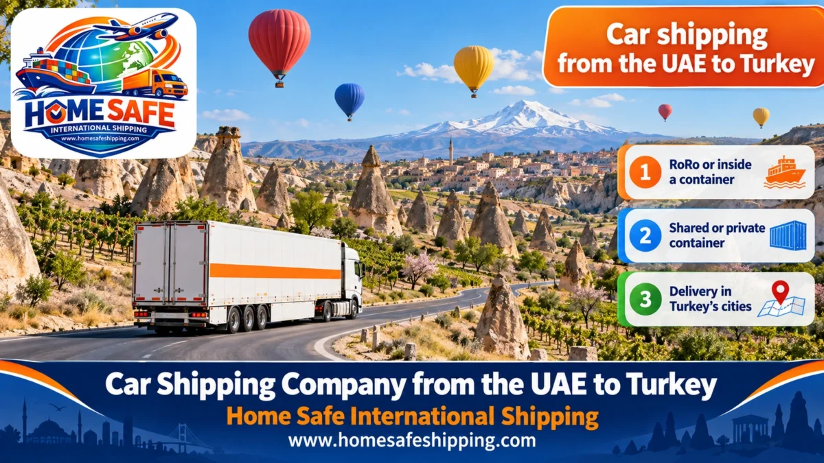 Car Shipping Company from the UAE to Turkey