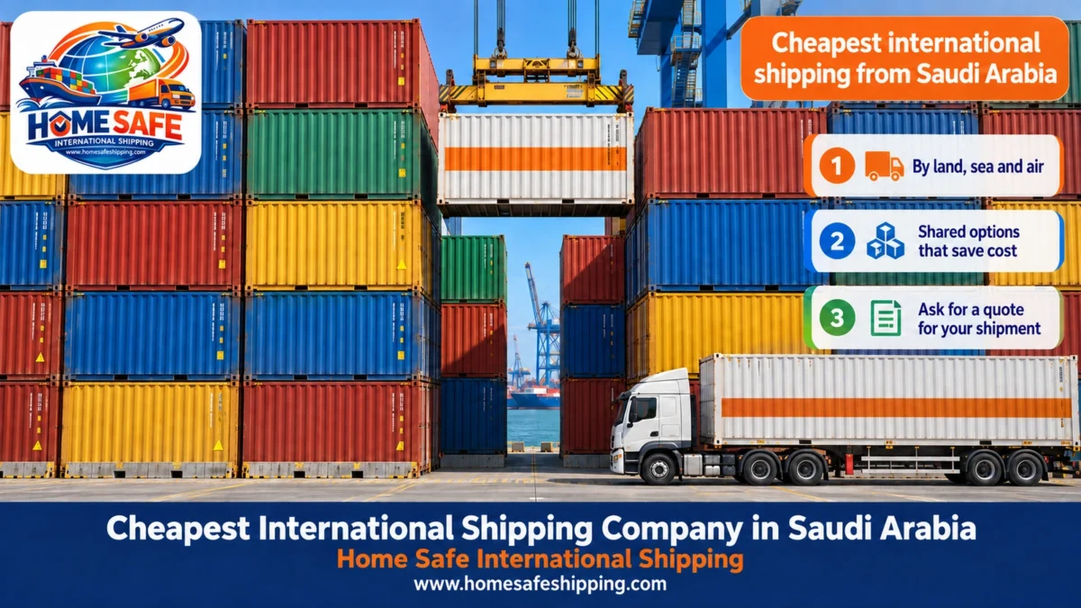 Cheapest International Shipping Company in Saudi Arabia