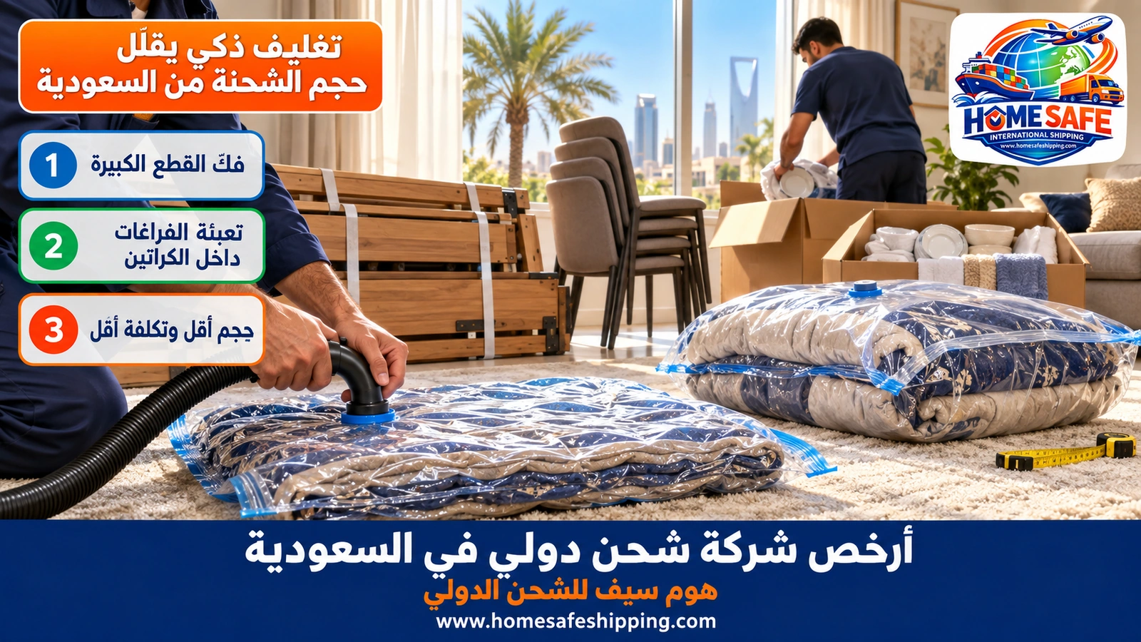 تغليف ذكي يقلّل حجم الشحنة من السعودية
