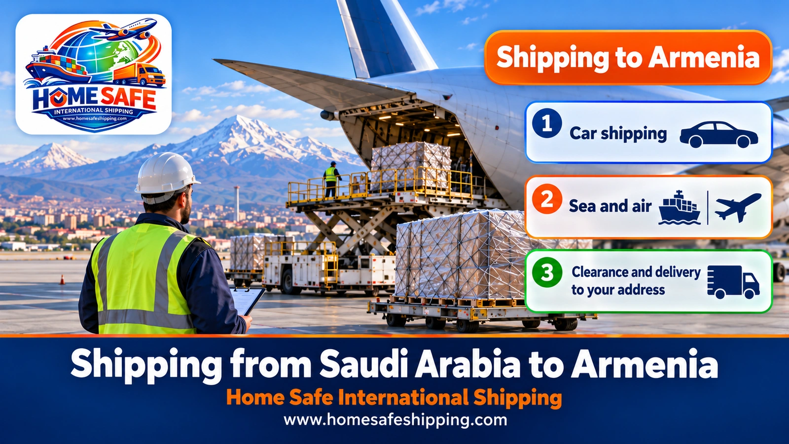 Shipping from Saudi Arabia to Armenia