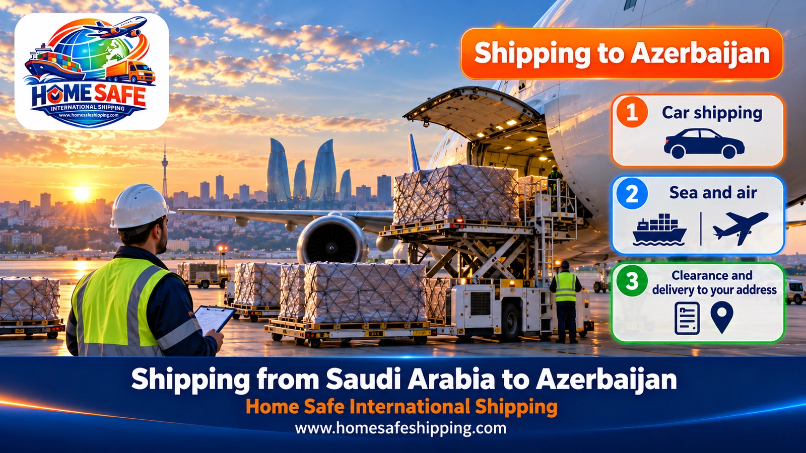 Shipping from Saudi Arabia to Azerbaijan