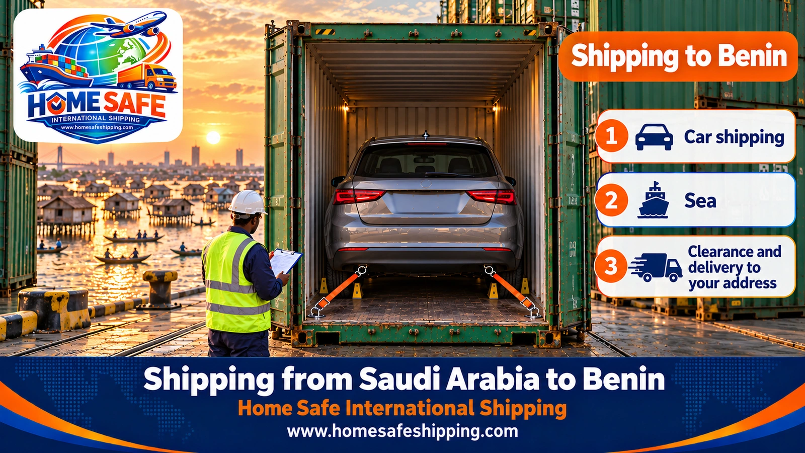 Shipping from Saudi Arabia to Benin
